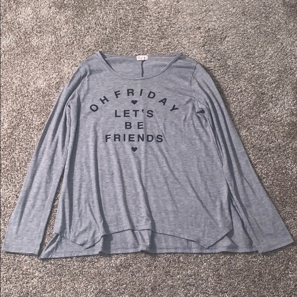 super cute sherman graphic long sleeve tee sz xl - Picture 2 of 4